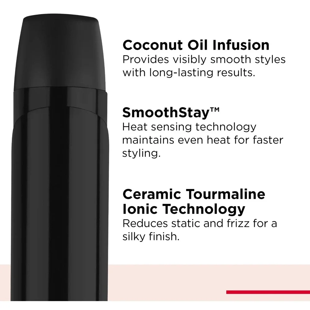 Revlon Smoothstay Coconut Oil Infused Curling Iron 1 1/2